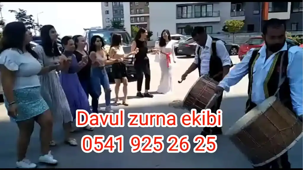 Davul zurna ile doyasıya gelin alma ve düğün eğlencesi